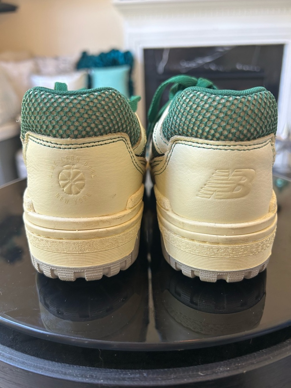 NEW BALANCE 550 x Aime’Leon Dore Masaryk Community Gym Green Sneakers - Picture 5 of 10